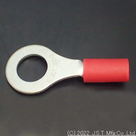 日本圧着端子製造 よわ （JST) V1.25-M4 赤 1000個入り *2005.6製